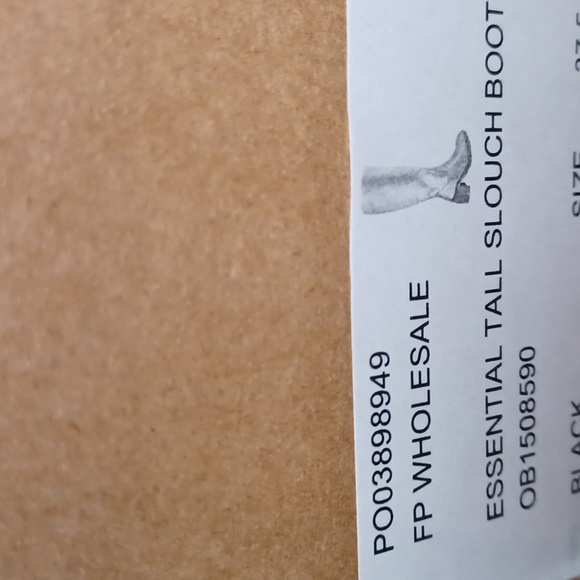 NEW FREE People essential tall slouch boots black NIB $298 - Picture 4 of 11